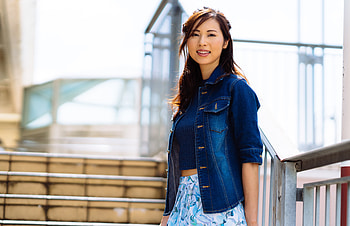Urban Elegance — Asian Woman, woman, asian HD wallpaper