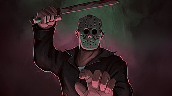 Jason Friday The 13th, friday-the-13th-the-games, games, artwork, art, digital-art, video-games, artstation HD wallpaper