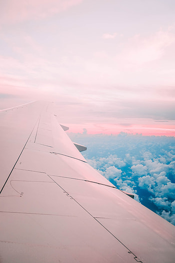 Nature, Sky, Clouds, Flight, Airplane Wing, Wing Of The Plane, Porous HD phone wallpaper