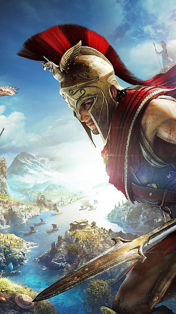 Alexios, video game, Assassin's Creed Odyssey HD phone wallpaper