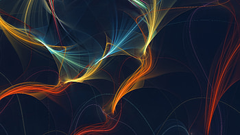 Abstract, colorful lines, minimal HD wallpaper
