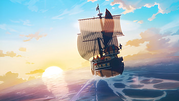 Thousand Sunny, Anime, One Piece, Thousand Sunny HD wallpaper