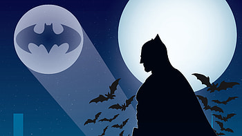 Batman Night Bat Logo, batman, superheroes, artwork, artist HD wallpaper