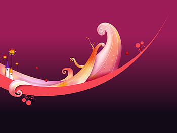 Abstract, Light, Bright, Lines, Form, Light Coloured, Curls HD wallpaper