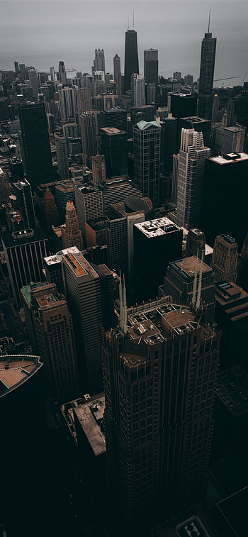 Latest Illinois , City views, backgrounds, Urban art HD phone wallpaper