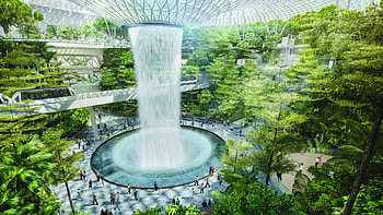 Singapore Changi International Airport, Happiness hubs, Travel experience, World-class facilities HD wallpaper