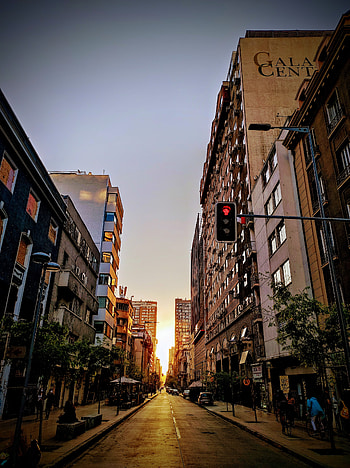 Atardecere, atardecer, sunset, Ciudad HD phone wallpaper