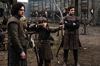 Game Of Thrones, Jon Snow, Bran Stark, Robb Stark, Tv Show, Isaac Hempstead Wright, Kit Harington, Richard Madden HD wallpaper
