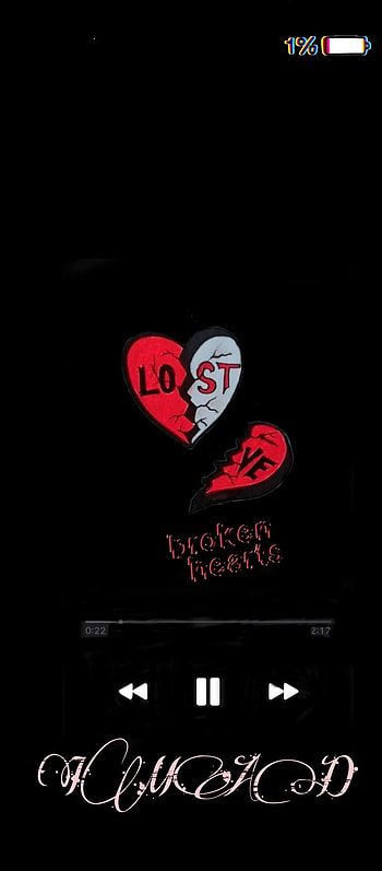 Broken, magenta, art HD phone wallpaper
