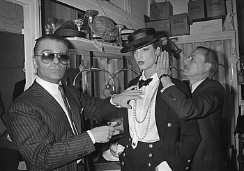 Karl Lagerfeld, Questions about cause of death HD wallpaper