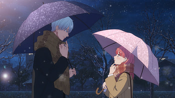 Romantic Anime Umbrella Encounter, Anime, A Sign of Affection HD wallpaper