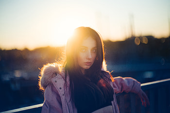 Girl Street Sunbeams , girls, model HD wallpaper