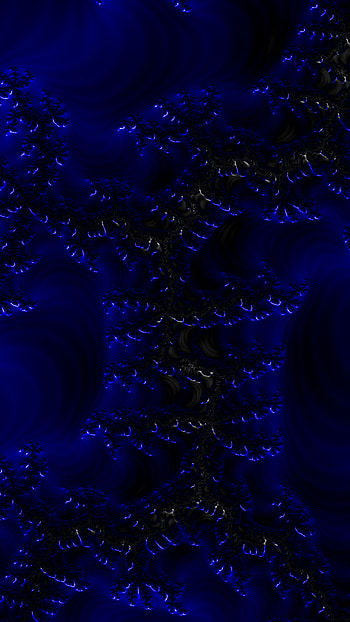 Vertical Fractal Background for Smart - Dark Blue, blue, CGI, pattern, psychedelic, trippy, Abstract, fractal, abstract blue HD phone wallpaper