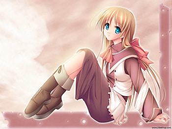 Anime Girl, cute, girl, pink, anime HD wallpaper