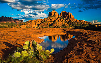 Cathedral Rock, Arizona HD wallpaper