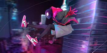 New Miles Morales Art, spiderman-into-the-spider-verse, spiderman, superheroes, artwork, artist, digital-art HD wallpaper
