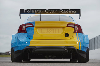S60 Back View, Polestar Racing HD wallpaper