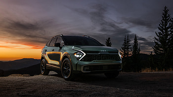 Kia Sportage, green, suv HD wallpaper