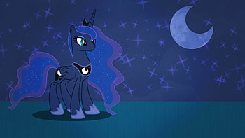 Princess Luna, Cartoon, Alicorn, Luna, My Little Pony, Friendship is Magic HD wallpaper