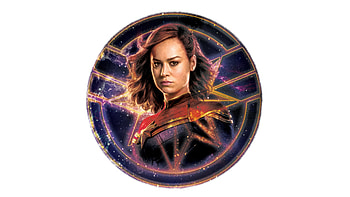 The Marvels Brie Larson Minimal White , the-marvels, captain-marvel, brie-larson, minimalism, minimalist, white, artist, artwork, digital-art HD wallpaper