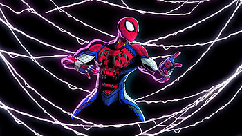 Spider Man From Marvel Tokon Fighting Souls, marvel-tokon-fighting-souls, spiderman, superheroes, artwork, art, digital-art, dark, black HD wallpaper