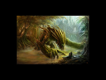 Seven Arches, arches, seven, creature, fantasy HD wallpaper