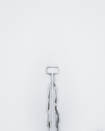 Winter, Snow, View From Above, Pier, Minimalism HD phone wallpaper