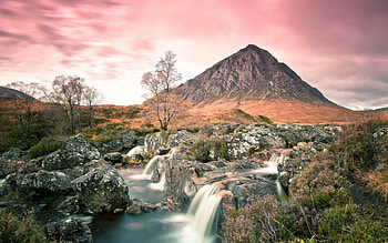 beautiful stream in high desert r, falls, rapids, desert, r, stream, mountain HD wallpaper