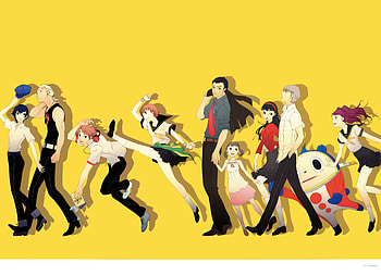 Persona 4 peoples, nanako dojima, chie satonaka, naoto shirogane, hanamura, kanji tatsumi, rise kujikawa, yosuke, teddie, ryoutaro dojima, yukiko amagi, persona 4 HD wallpaper