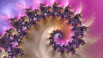 Trippy Psychedelic Fractal, colorful, colors, Abstract, fractal HD wallpaper