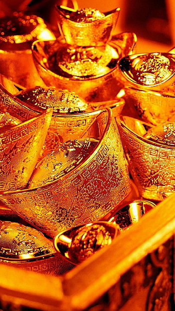 Preview gold, chest, precious HD phone wallpaper