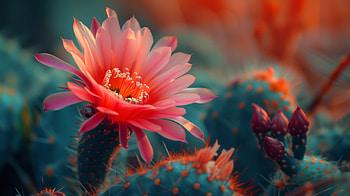 Prickly Pear Blossom - Stunning Cactus Flower, Cactus Flower, prickly pear cactus, cactus, nature, flower HD wallpaper