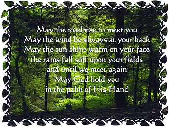 Irish Christmas prayer, irish, prayer, christmas, green, forest HD wallpaper