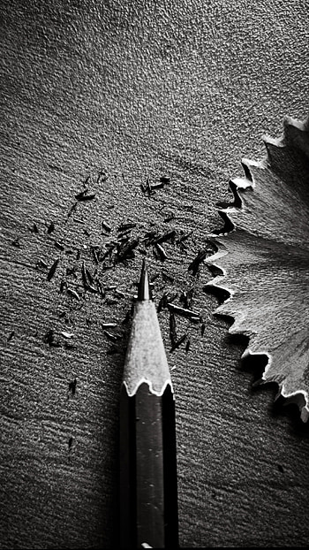 Dark, art, black_and_white, pencil HD phone wallpaper