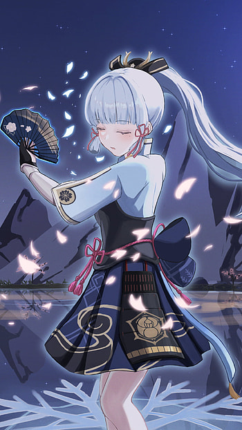 Kamisato Ayaka, Kamisato Ayaka (Genshin Impact), video game, Genshin Impact HD phone wallpaper