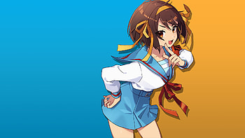 The-Melancholy-of-Haruhi-Suzumiya, of-Haruhi-, The, Suzumiya, Melancholy HD wallpaper