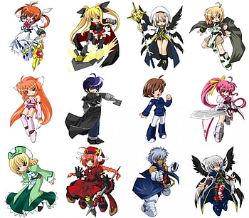 Chibi Party!, ---, cute, chrono, vita, mgln, party, magical girl lyrical nanoha, zafira, group, ami, nanoha, shamal, chibis, fate, other, arf, yuuno, kawaii, reinforce, anime, signum, hayate HD wallpaper