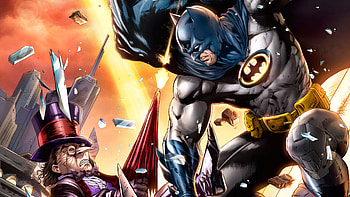 Batman Vs Penguins , batman, penguin, artwork, digital-art, superheroes HD wallpaper