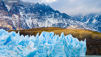 Chile glacier, Snow mountains, , Samsung Galaxy HD wallpaper