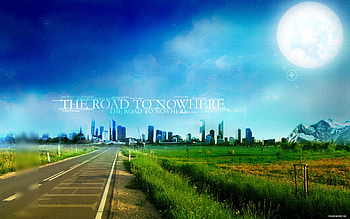 The Road To Nowhere, road HD wallpaper