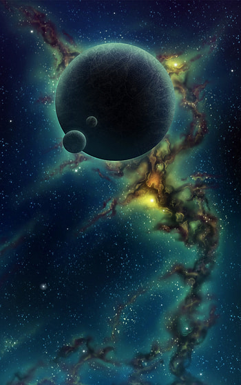 Planets, Universe, Stars, Nebula, Galaxy HD phone wallpaper