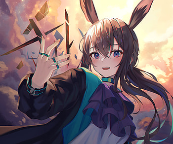 Amiya - Arknights, Amiya (Arknights), video game, Arknights HD wallpaper