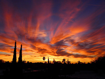 Tucson sunset, Top , Backgrounds HD wallpaper