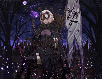 Short hair, artwork, Jeanne d'arc, Fate/Grand Order HD wallpaper