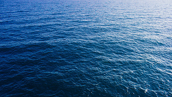 Blue Ocean Water During Evening Time Nature HD wallpaper