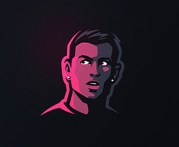 Cristiano Ronaldo Minimal, cristiano-ronaldo, sports, football, art, minimalism, minimalist HD wallpaper