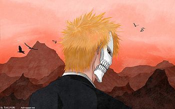 Ichigo Mask, bleach, ichigo, mask, anime, hollow, kurosaki HD wallpaper