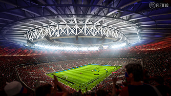 FIFA 18, stadium, video game, 2017 HD wallpaper