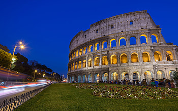 Colosseum, Night timelapse HD wallpaper