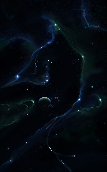 Universe, Stars, Shine, Starry Sky, Brilliance, Galaxy, Constellation HD phone wallpaper